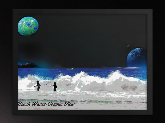 Beach Waves- Cosmic View Mockup